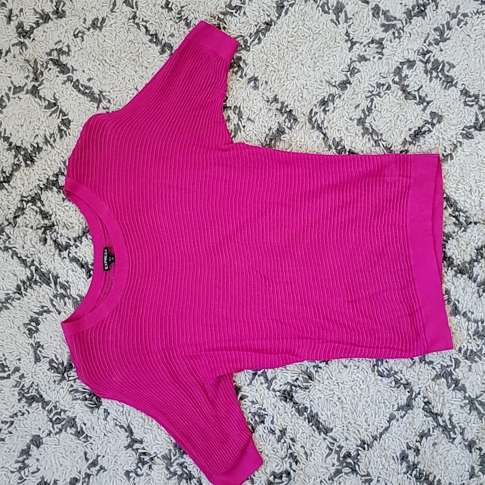 Pink Express Small Dolman Sweater